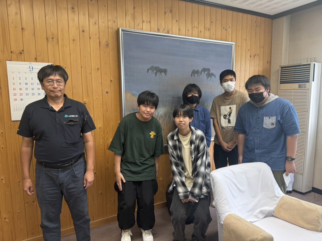 ジョブインタビューで当別高校の生徒さんが来社しました！